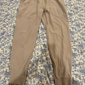 Lululemon Athletica Tan Sweatpants with Reinforced Knees